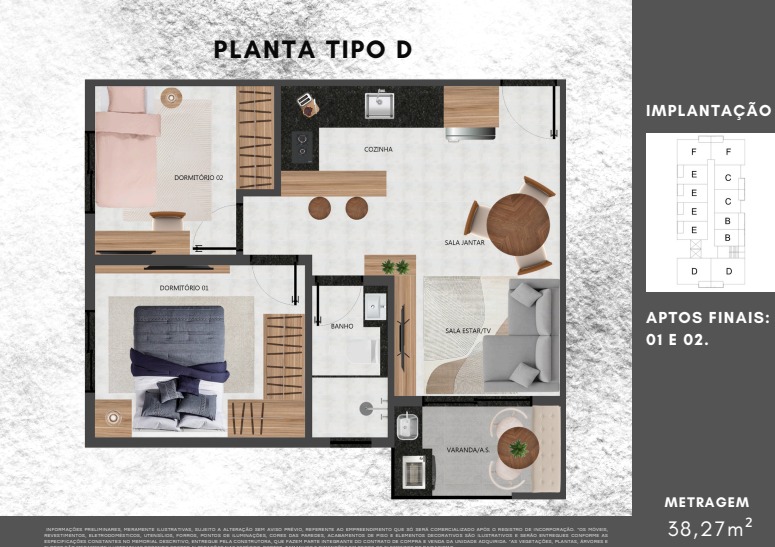Apartamento a Venda R$ 171.000 Varanda Penha de França SP