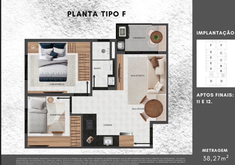 Apartamento a Venda R$ 171.000 Varanda Penha de França SP